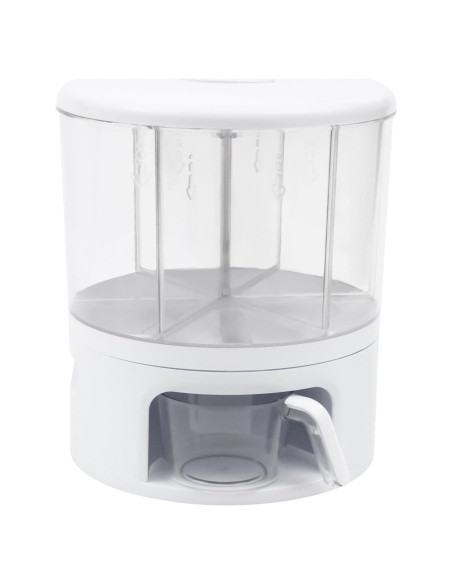 Dispensador de Granos Rotatorio 360 POIOKLJRE 11kg Blanco