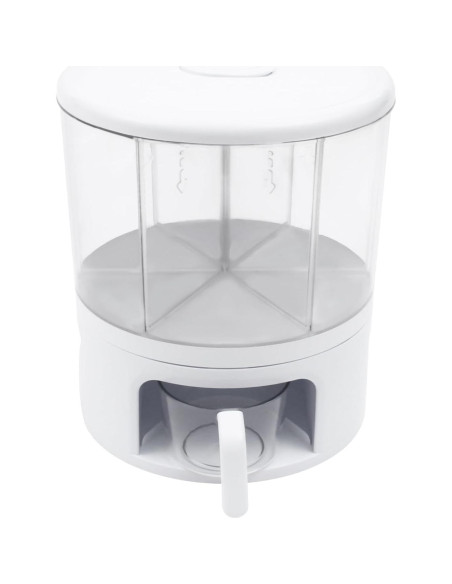 Dispensador de Granos Rotatorio 360 POIOKLJRE 11kg Blanco