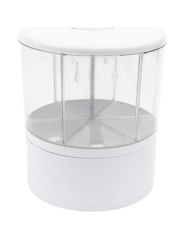 Dispensador de Granos Rotatorio 360 POIOKLJRE 11kg Blanco