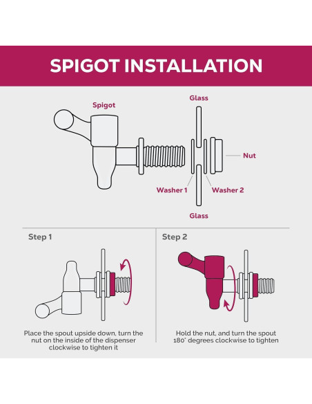 Dispensador de Bebidas de Vidrio BREFR 3.78L con Grifo Acero Dispensador de Bebidas de Vidrio BREFR 3.78L con Grifo Acero