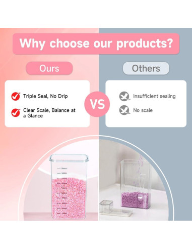 Dispensador de Detergente para Ropa Tokokimo - 2 Paquetes, 1.53L