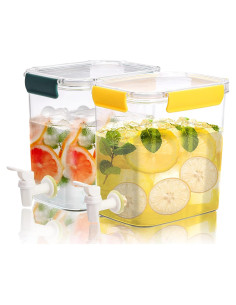 Dispensador de Bebidas de Plástico Elsjoy 2 Pack 3.5L