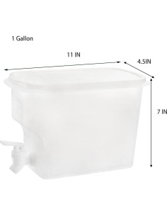 Dispensador de Bebidas Jucoan 2 Pack 3.4L con Grifo a Prueba de Fugas 2