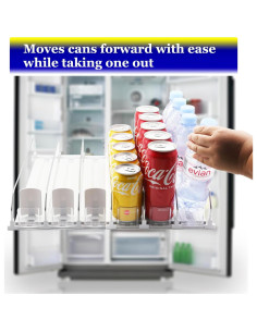 Dispensador Automático de Bebidas AMLLLC para Refrigerador - 25 Latas 2