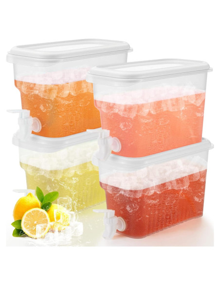 Dispensador de Bebidas Hoolerry 4 Pcs 3L con Grifo