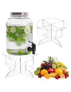 Soporte para Dispensador de Bebidas Acrílico KKONHII 19x19x11 cm