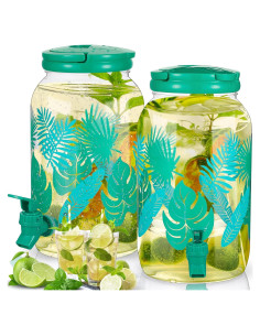 Dispensador de Bebidas de Plástico Norme 2 Pcs 3.78L con Grifo