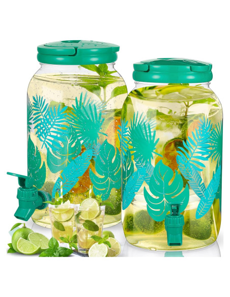 Dispensador de Bebidas de Plástico Norme 2 Pcs 3.78L con Grifo