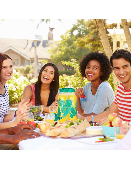 Dispensador de Bebidas de Plástico Norme 2 Pcs 3.78L con Grifo