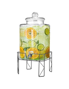 Dispensador de Bebidas de Vidrio Kochorie 18L con Grifo Inoxidable