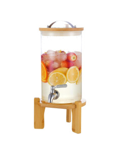 Dispensador de Bebidas OSXDOL 4.9L Vidrio con Grifo