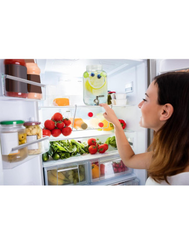 Dispensador de Agua de Vidrio Le'raze 3.8L con Grifo Acero Inoxidable