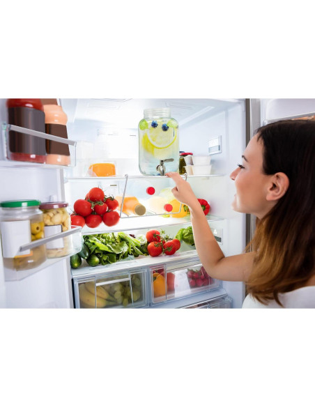 Dispensador de Agua de Vidrio Le'raze 3.8L con Grifo Acero Inoxidable