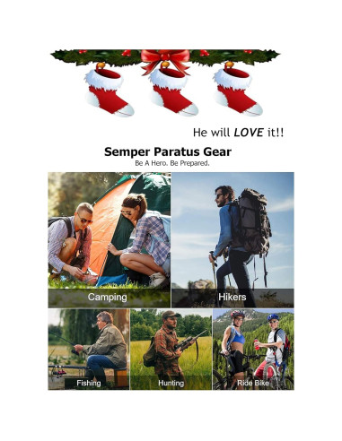 Tarjeta Multitool 14 en 1 Semper Paratus Gear - Kit Supervivencia