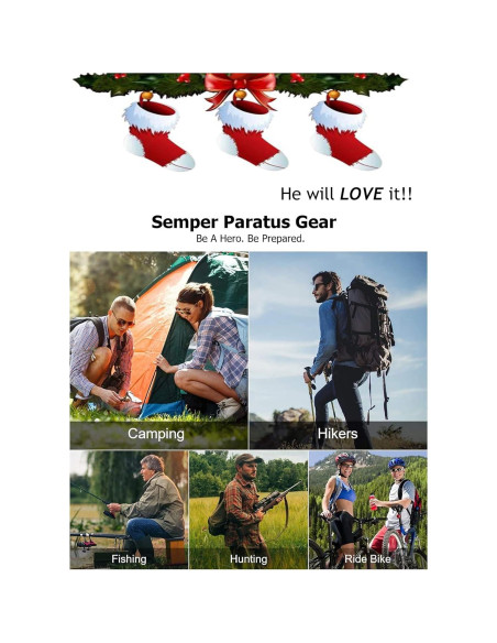 Tarjeta Multitool 14 en 1 Semper Paratus Gear - Kit Supervivencia