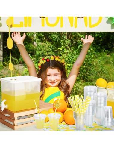 Dispensador de Bebidas Mumufy 8.8L con 50 Vasos y Popotes