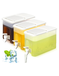 Dispensador de Bebidas Mimorou 3.8L con Grifo y Tapa