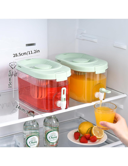 Dispensador de Bebidas CISIREE 3.98L con Grifo a Prueba de Fugas Dispensador de Bebidas CISIREE 3.98L con Grifo a Prueba de Fugas