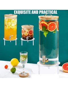 Soporte para Dispensador de Bebidas Acrílico ZHIVEZEN 20 cm 2