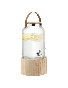 Dispensador de Bebidas de Vidrio Navaris 5.6L con Grifo Inoxidable