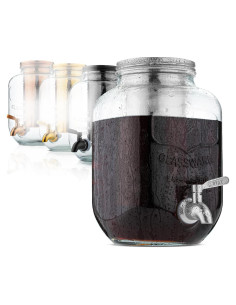 Cafetera Cold Brew BTaT 1 Galón Vidrio Acero Inoxidable