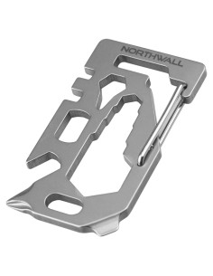 Multiherramienta Carabiner Northwall 14 en 1 Acero Inoxidable