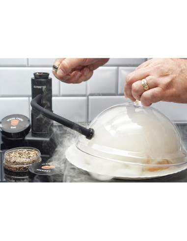 Kit de Ahumador de Cócteles Sorbetto - Incluye Astillas de Madera