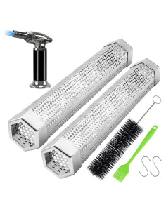 Kit Tubo Ahumador de Pellet LFSEMINI 30.48 cm + Soplete