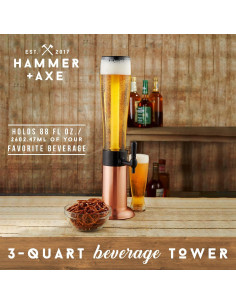 Dispensador de Bebidas Hammer + Axe 2.6L con Tubo de Hielo 2