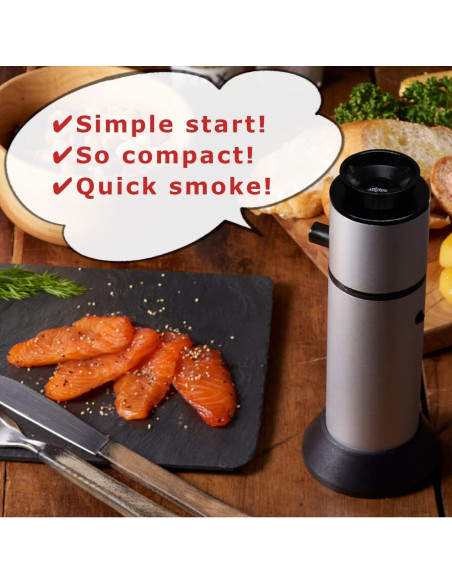 Ahumador Portátil de Alimentos Green House - Mini, 303g
