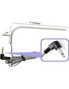 Sonda de Temperatura de Carne Reemplazo Cuisinart 2 Piezas 2