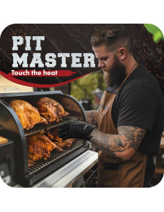 Guantes de Silicona para BBQ Kitchen Perfection - Resistentes al Calor 2