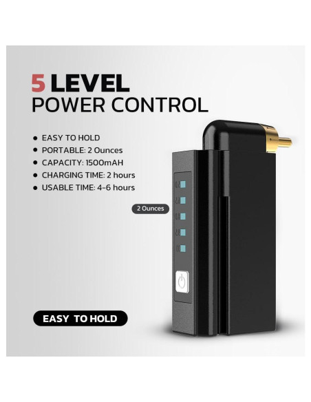 Kit Máquina de Tatuaje Inalámbrica Solong 1500mAH con 20 Agujas Kit Máquina de Tatuaje Inalámbrica Solong 1500mAH con 20 Agujas