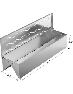Caja de Ahumado Skyflame de Acero Inoxidable 0.54 kg para BBQ 2