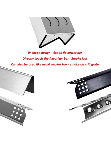 Caja de Ahumado Skyflame de Acero Inoxidable 0.54 kg para BBQ