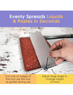 Espátula Niveladora de Alimentos Crunch Co. Acero Inoxidable 2