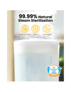 Esterilizador de Biberones Eléctrico HAUTURE 6-en-1 Blanco 2