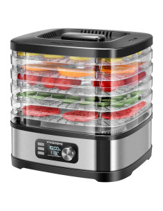 Deshidratador de Alimentos VIVOHOME 5 Bandejas 240W Temporizador 72H