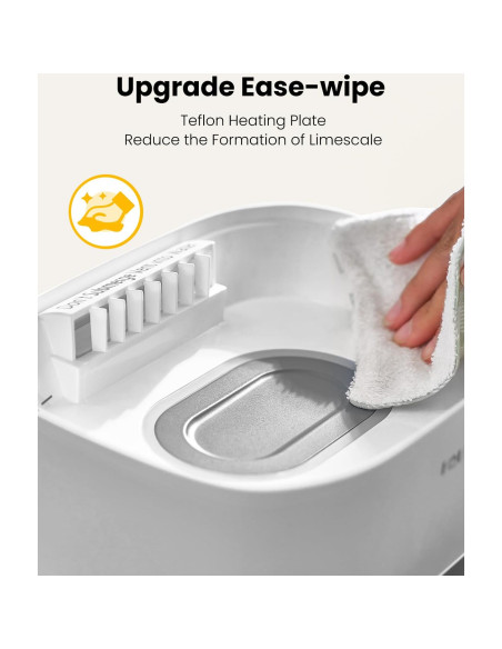 Esterilizador de Biberones Eléctrico HAUTURE 6-en-1 Blanco