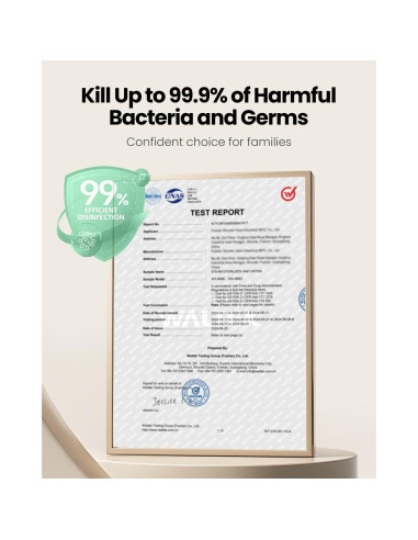 Esterilizador de Biberones Eléctrico HAUTURE 6-en-1 Blanco