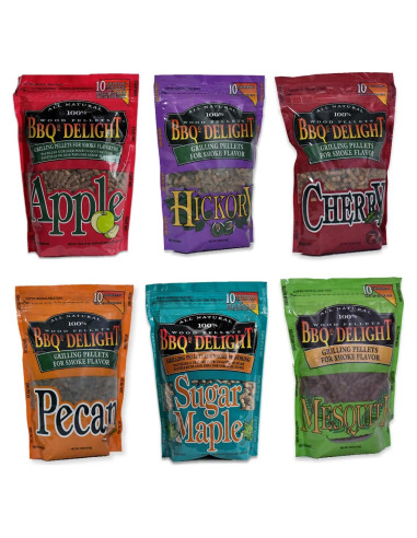 Paquete de Pellets de Madera para Ahumar BBQr's Delight 0.45 kg