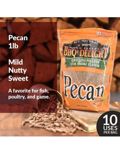 Paquete de Pellets de Madera para Ahumar BBQr's Delight 0.45 kg