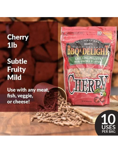 Paquete de Pellets de Madera para Ahumar BBQr's Delight 0.45 kg