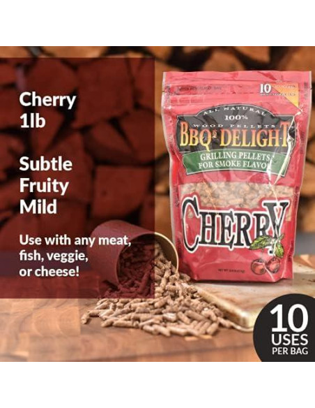 Paquete de Pellets de Madera para Ahumar BBQr's Delight 0.45 kg