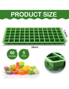 5 Moldes de Silicona Tiangrid para Deshidratador Harvest Right 2