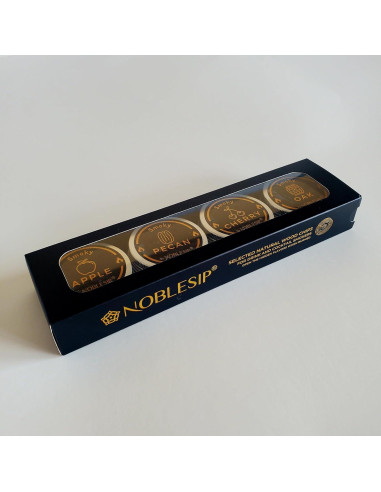 Astillas de Madera NobleSip para Ahumadores - Set 4 Sabores