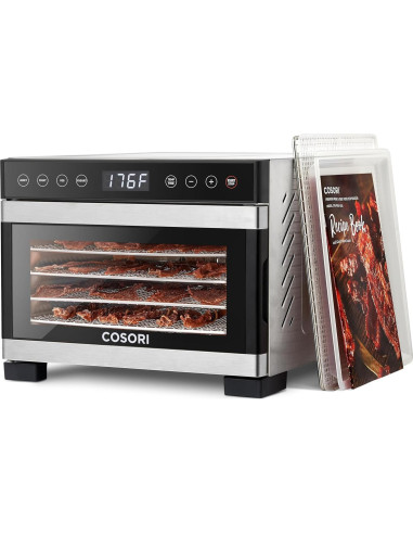 Deshidratador de Alimentos COSORI C267-2FR, 5 Bandejas Acero Inoxidable