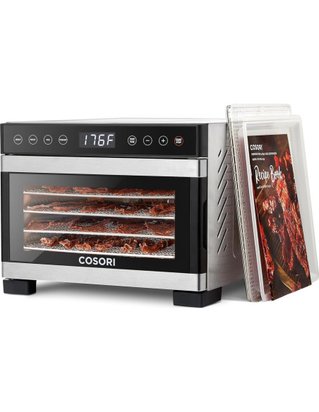 Deshidratador de Alimentos COSORI C267-2FR, 5 Bandejas Acero Inoxidable