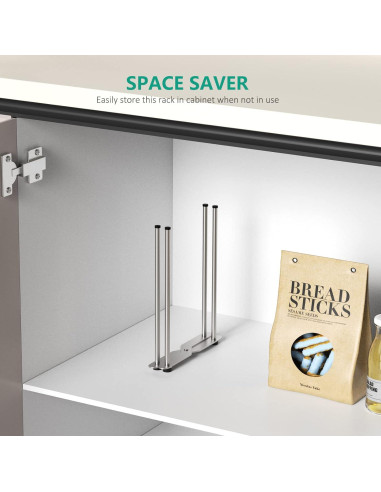 Soporte Plegable para Secar Botellas y Decantadores SHILFID