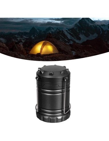 Linterna de Camping VINGVO Recargable 2 Modos 85x185mm